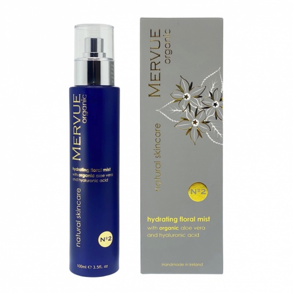 Mervue Organic Hydrating Floral Mist With Aloe Vera and Hyaluronic Acid 100ml